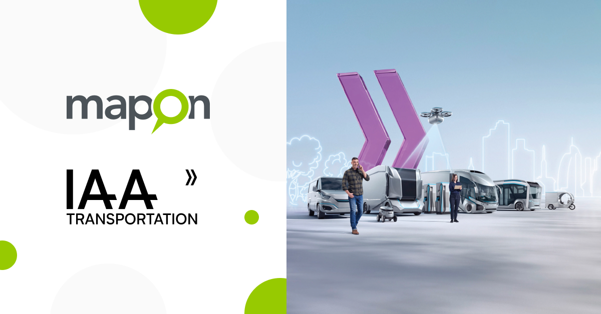 Mapon featuring at the IAA Transportation 2022 exhibition