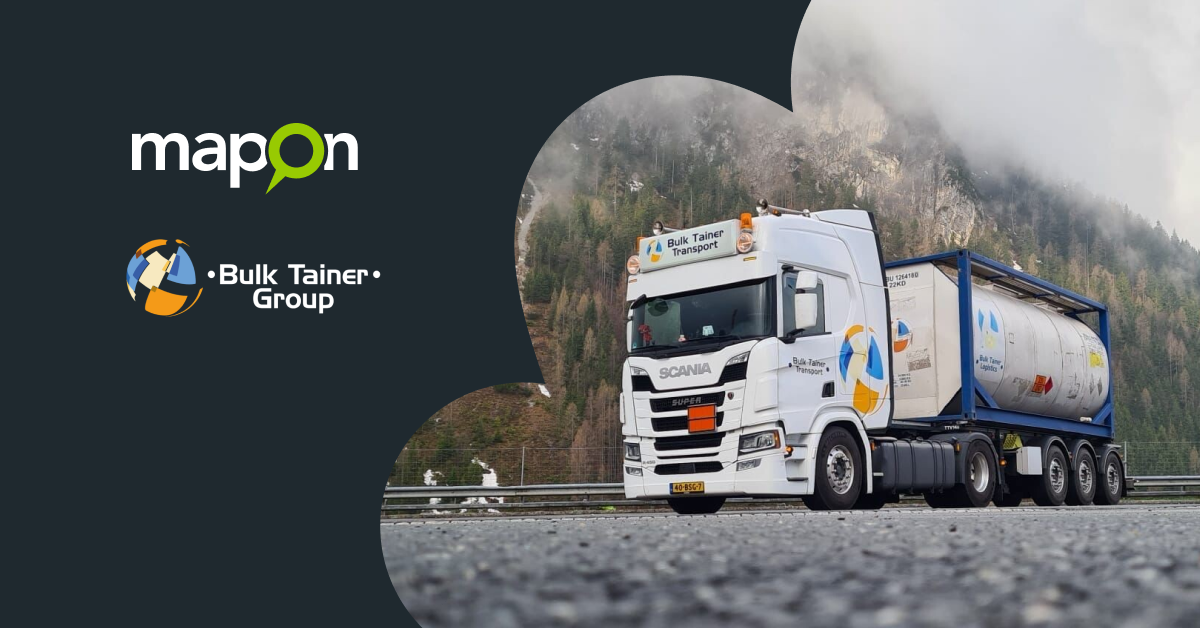 Bulk Tainer Transport Spain: Optimizando la eficiencia en el transporte de productos químicos con Mapon.